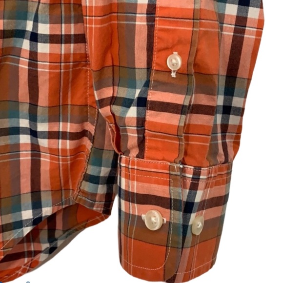 Banana Republic Plaid Long Sleeve Button Down Sz M - Picture 4 of 6